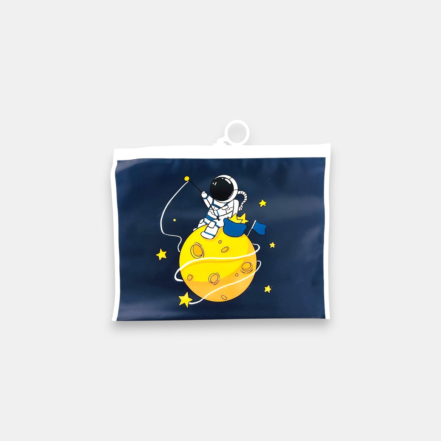 Sobre plástico chanchito o astronauta