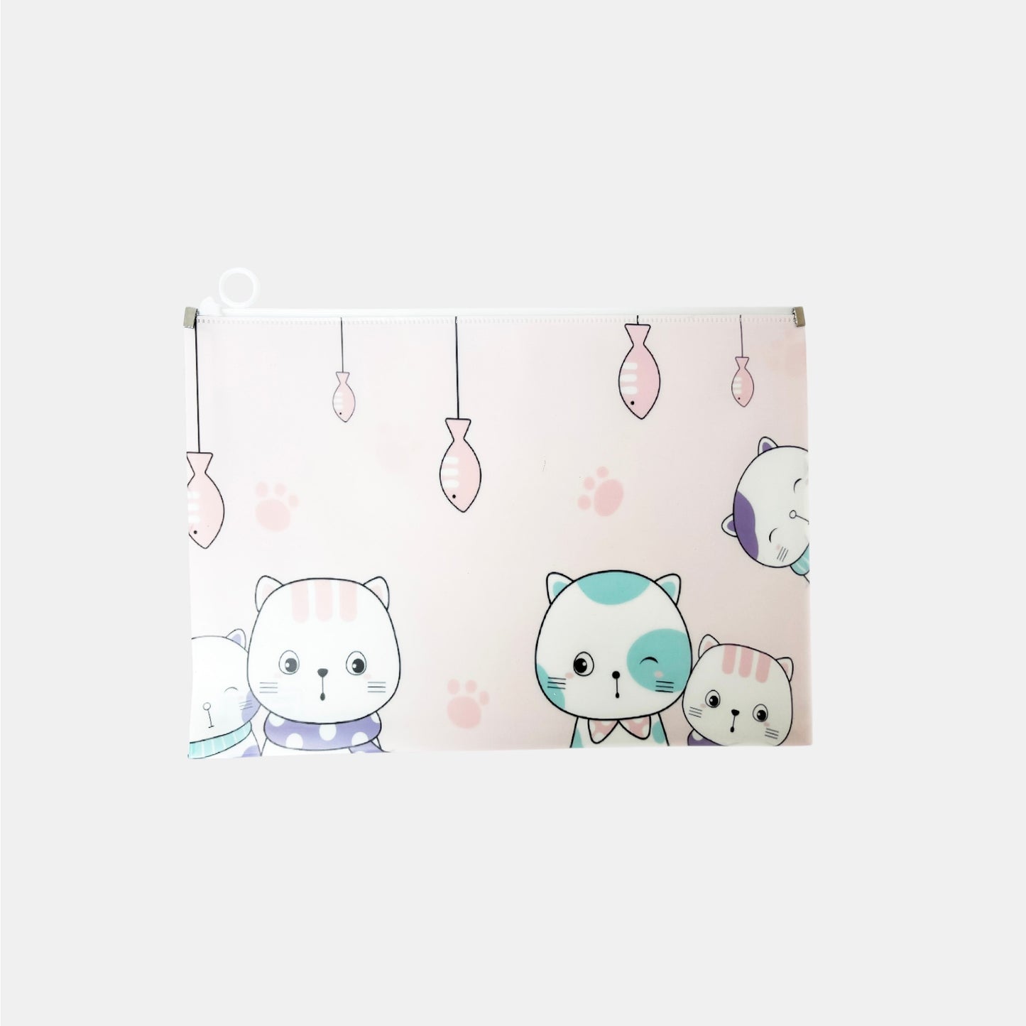 Folder de plástico gatitos