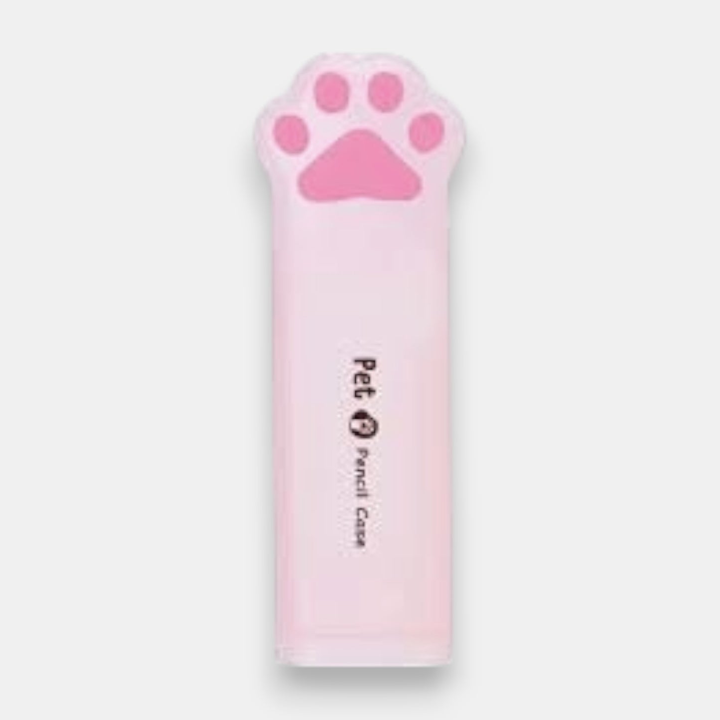 Estuche de plástico Huellita de gato