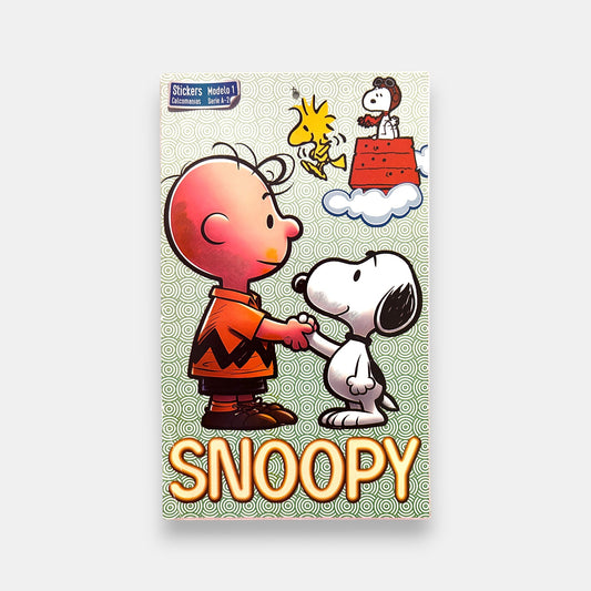 Block Stickers Snoopy