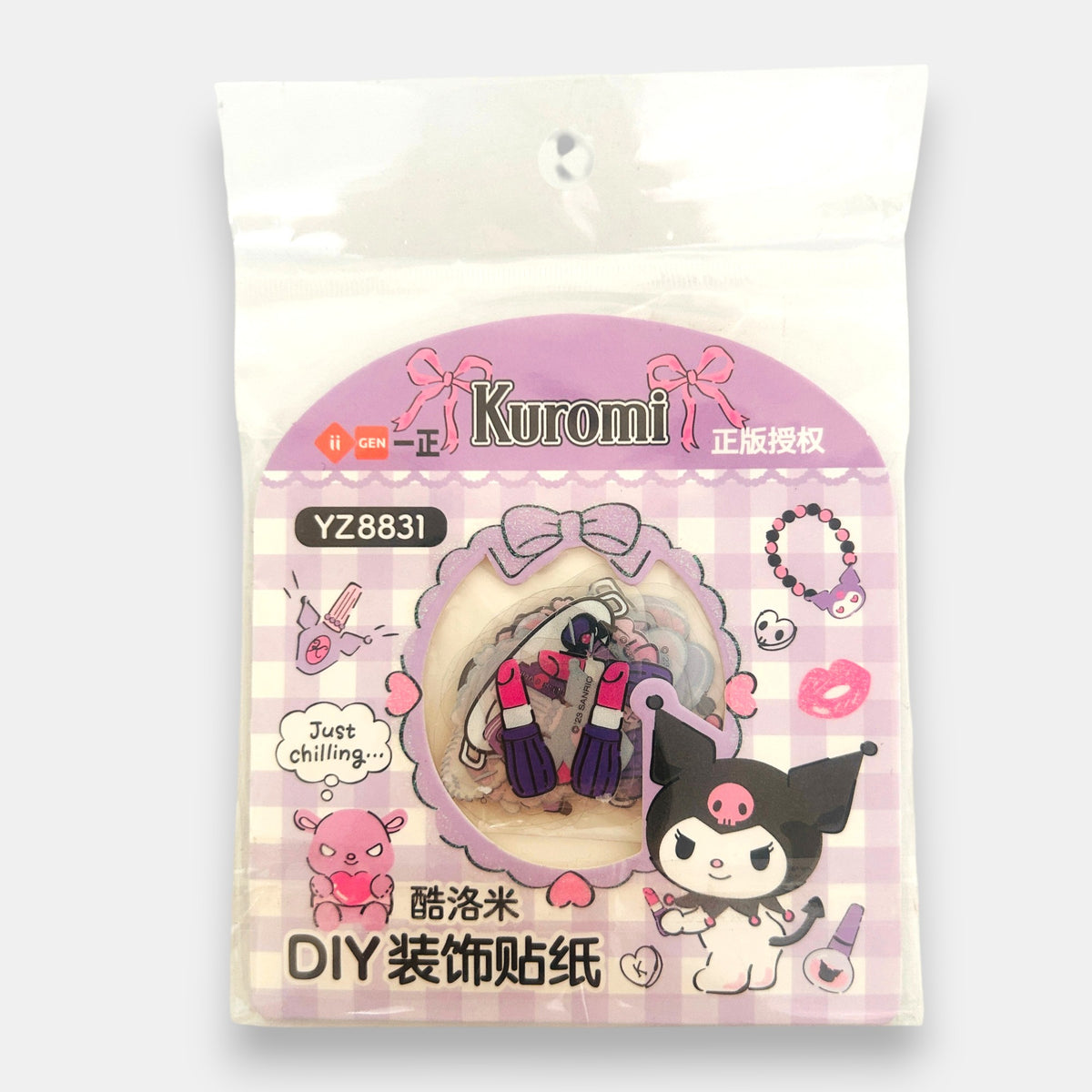 Paquete de sticker surtido diseños Kuromi