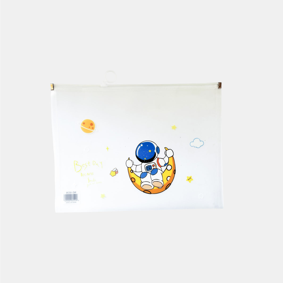 Folder de plástico astronauta