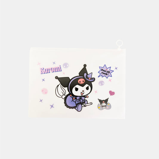Folder de plástico Kuromi o Cinnamoroll