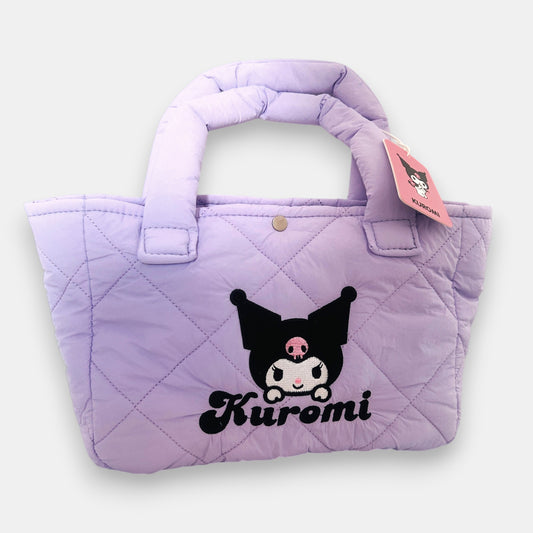 Bolso Cartera de mano de tela acolchadito de Kuromi