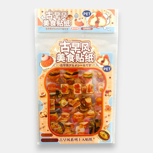 Sticker de serie de comida kawaii