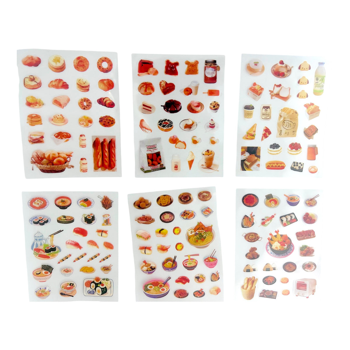 Sticker de serie de comida kawaii