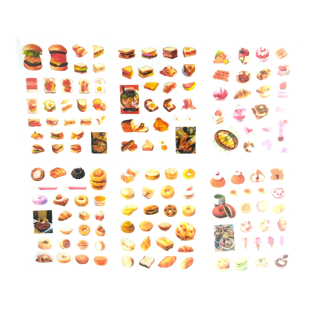 Sticker de serie de comida kawaii