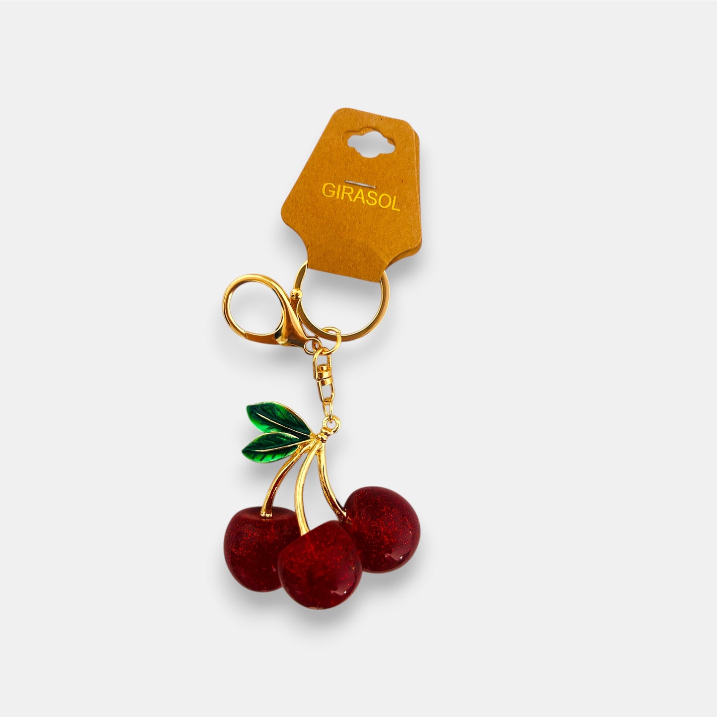 Llavero Diseño de Cerezas
