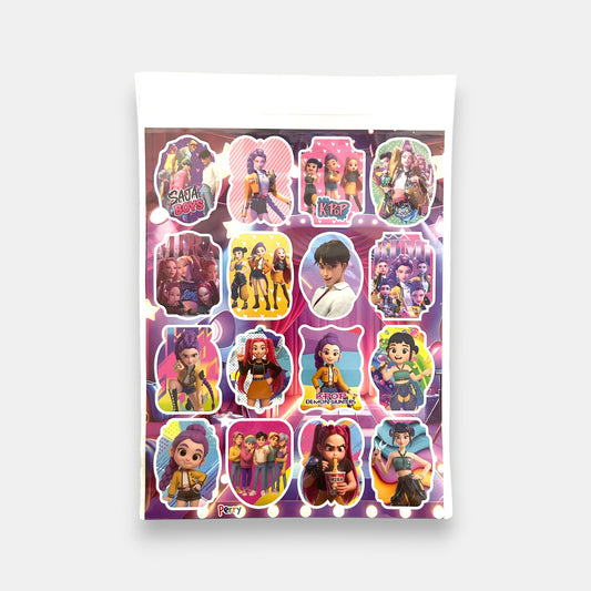Lámina de Stickers  K POP
