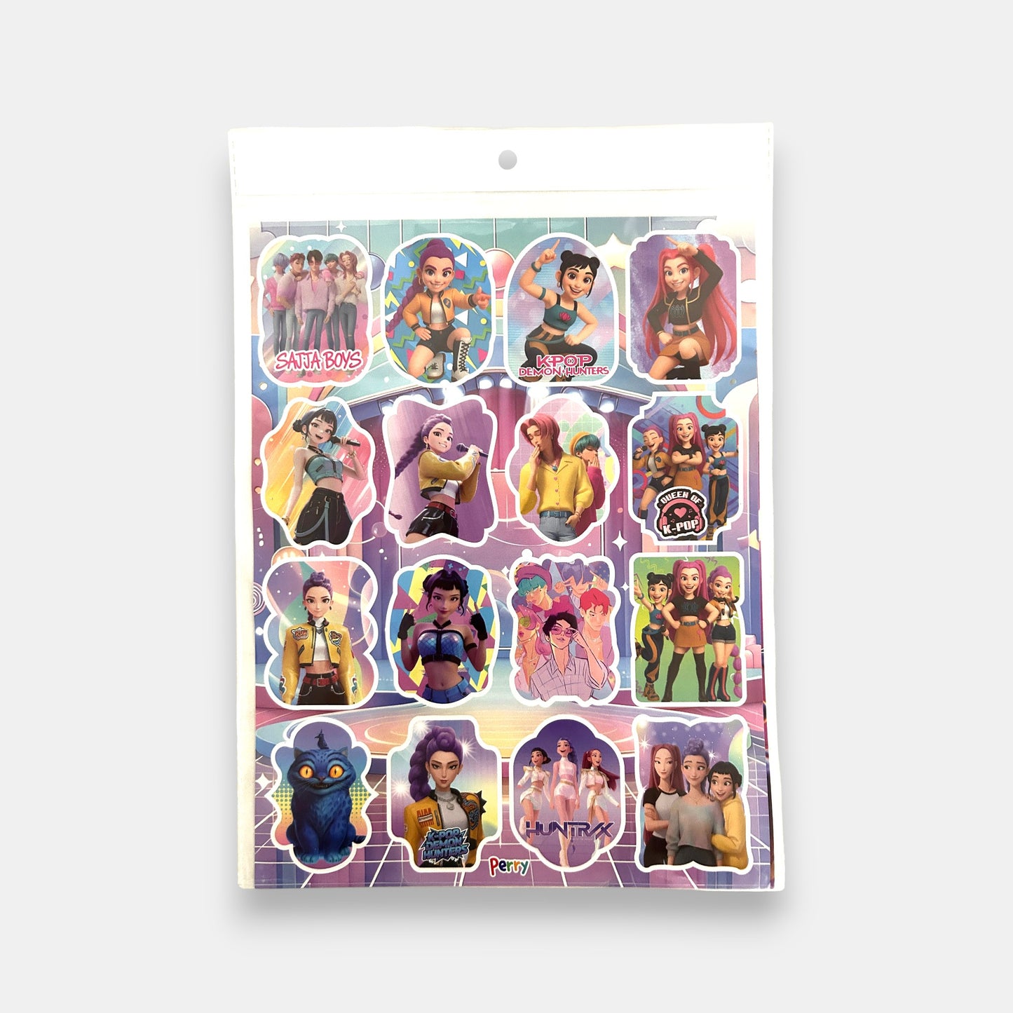 Lámina de Stickers  K POP