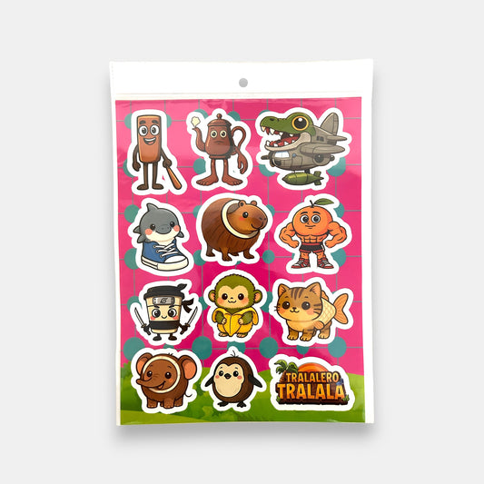 Lámina de Stickers Tralalero