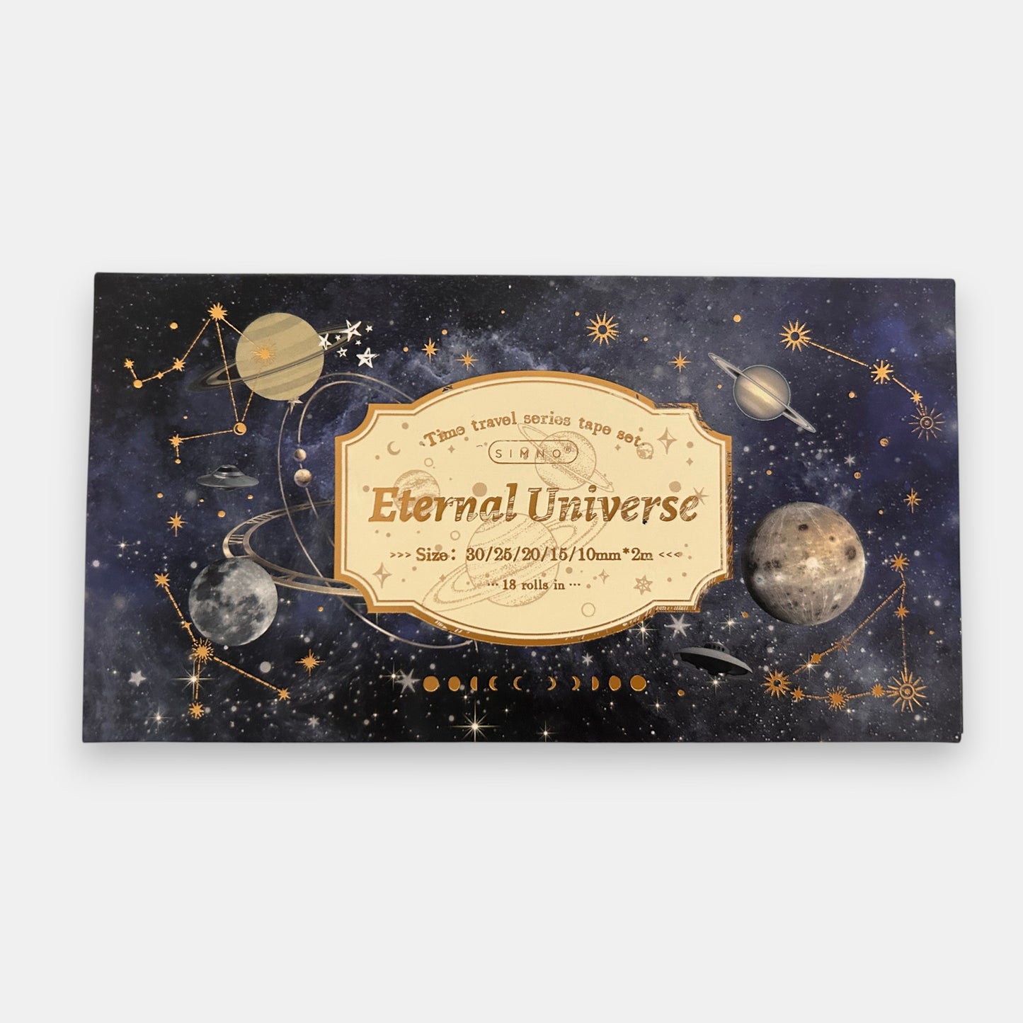 Caja Washi Tapes cintas decorativas Eternal Universe